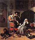 Jan Steen Famous Paintings - Doctor's Visit